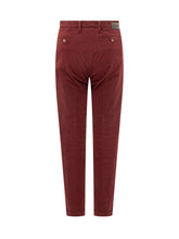 Re-Hash Bordeaux Slim Fit Pants - COLLEZIONE TEAM EC | $store$