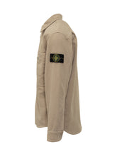Overshirt Stone Island in Cotone Beige - Abbigliamento Uomo | $store$
