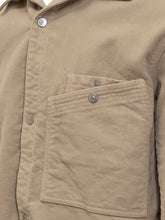 Overshirt Stone Island in Cotone Beige - Abbigliamento Uomo | $store$