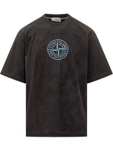 Stone Island T-Shirt Nera Logo Grafico - Abbigliamento Uomo | $store$