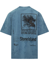 Stone Island T-Shirt Logo Azzurra - Abbigliamento Uomo | $store$