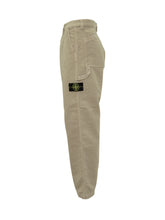 Pantaloni Stone Island in Cotone Beige - Abbigliamento Uomo | $store$