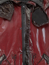 Stone Island Giacca Laminata Bordeaux con Collo Trapuntato - Abbigliamento Uomo | $store$