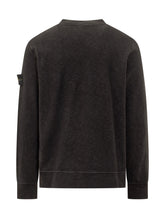 Stone Island Black Logo Sweatshirt - COLLEZIONE TEAM EC | $store$