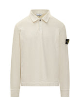 Stone Island Polo Manica Lunga Panna - Abbigliamento Uomo | $store$
