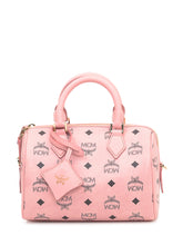 MCM Ella VI Boston Bag in Pink Visetos - COLLEZIONE TEAM EC | $store$