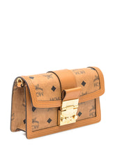 Borsa MCM Tracy VI Crossbody in Visetos Cognac - Borse A Spalla Donna | $store$