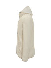 Herno Cardigan in Maglia con Cappuccio Imbottito - Abbigliamento Uomo | $store$