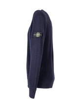 Stone Island Maglione Blu in Cotone a Coste - Abbigliamento Bambini | $store$