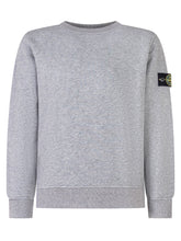 Stone Island Felpa Grigia in Cotone - Abbigliamento Bambini | $store$