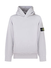 Stone Island Kids Felpa con Cappuccio Bianca - Abbigliamento Bambini | $store$