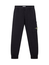 Pantaloni Cargo Neri Stone Island Kids - Abbigliamento Bambini | $store$