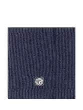 Stone Island Kids Scaldacollo Blu con Logo - Accessori Bambini | $store$