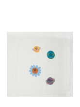 Kenzo Foulard Bianco con Ricami Colorati - Accessori Bambini | $store$