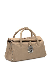 Santoni Borsa a Mano Beige in Pelle - Borse A Mano Donna | $store$