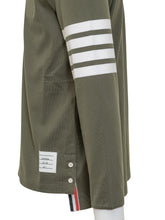 Thom Browne Polo a Maniche Lunghe con Colletto a Contrasto - Abbigliamento Uomo | $store$