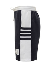 Thom Browne Shorts in Cotone Blu - Abbigliamento Uomo | $store$