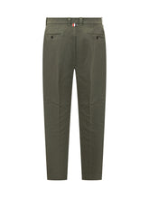 Thom Browne Pantaloni Verde Oliva in Cotone - Abbigliamento Uomo | $store$