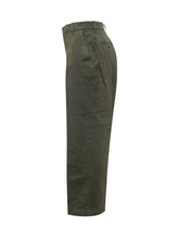 Thom Browne Pantaloni Verde Oliva in Cotone - Abbigliamento Uomo | $store$