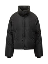 Piumino Nero Ami Paris con Logo Cuore - Abbigliamento Uomo | $store$