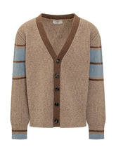 Cardigan in Lana a Righe Ami - Abbigliamento Uomo | $store$