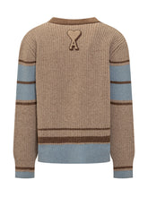 Cardigan in Lana a Righe Ami - Abbigliamento Uomo | $store$