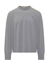Maglia Girocollo Lana Grigia Ami Alexandre Mattiussi - Abbigliamento Uomo | $store$