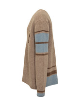 Ami Paris Maglione Beige con Logo Cuore - Abbigliamento Uomo | $store$