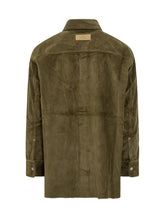 AMI ALEXANDRE MATTIUSSI Camicia Verde in Velluto a Coste con Tasche - Abbigliamento Uomo | $store$