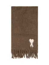 Ami Alexandre Mattiussi Sciarpa in Lana Marrone - Accessori Uomo | $store$