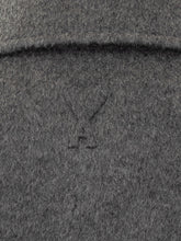 AMI Paris Grey Wool Jacket with Classic Collar - Ami Alexandre Mattiussi | $store$