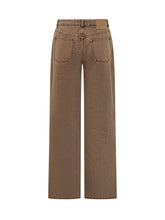 Ami Alexandre Mattiussi Jeans Marroni a Gamba Larga - Abbigliamento Donna | $store$