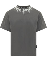 Palm Angels T-Shirt con Logo Spray - Abbigliamento Uomo | $store$