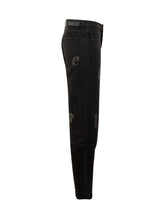 Palm Angels Jeans Con Ricamo Logo Gothic - Abbigliamento Uomo | $store$