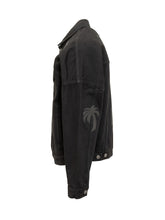 Palm Angels Giacca Con Ricamo Logo Gothic - Abbigliamento Uomo | $store$