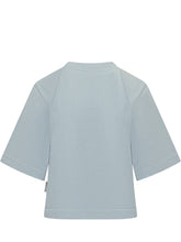 Palm Angels Light Blue T-shirt with Teddy Print - COLLEZIONE TEAM EC | $store$