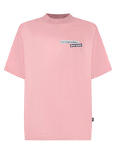 Palm Angels Pink Los Angeles Times T-shirt - COLLEZIONE TEAM EC | $store$