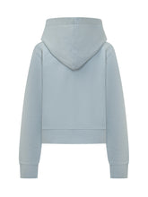 Palm Angels Felpa Azzurra con Orsetto Ricamato - Abbigliamento Donna | $store$