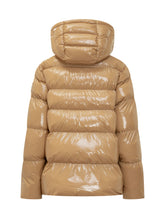 Pinko Camel Glossy Down Jacket with Hood - COLLEZIONE TEAM EC | $store$