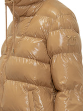 Pinko Camel Glossy Down Jacket with Hood - COLLEZIONE TEAM EC | $store$