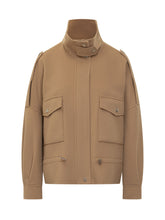 Pinko Crostino Wool Caban in Camel - COLLEZIONE TEAM EC | $store$