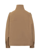 Pinko Crostino Wool Caban in Camel - COLLEZIONE TEAM EC | $store$