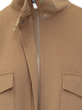 Pinko Crostino Wool Caban in Camel - COLLEZIONE TEAM EC | $store$