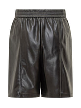 Pinko Shorts in Ecopelle Neri - Abbigliamento Donna | $store$