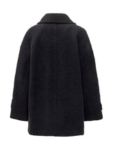 Pinko Canederli Double-Breasted Coat with Leather Details - COLLEZIONE TEAM EC | $store$