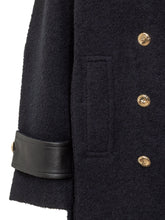 Pinko Canederli Double-Breasted Coat with Leather Details - COLLEZIONE TEAM EC | $store$