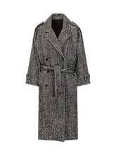 Pinko Carrube Wool Coat in Chevron Pattern - COLLEZIONE TEAM EC | $store$