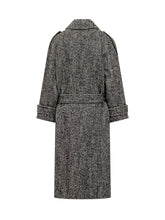 Pinko Carrube Wool Coat in Chevron Pattern - COLLEZIONE TEAM EC | $store$