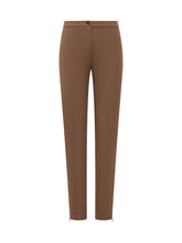 Pinko Brown Slim Fit Trousers - COLLEZIONE TEAM EC | $store$