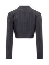 Pinko Scamorza Cropped Pinstripe Double-Breasted Blazer - COLLEZIONE TEAM EC | $store$
